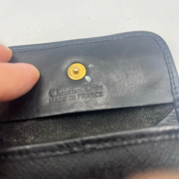 Dior Black Leather Card Holder - Picture 6 of 10